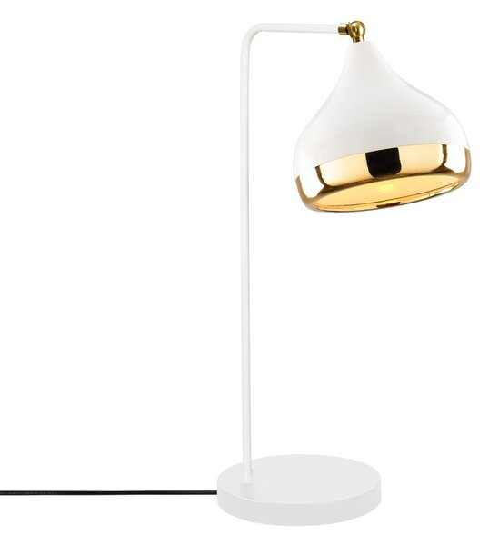 Opviq Stolní lampa Yildo bílá/zlatá