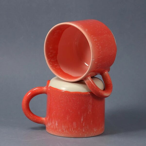 Porcelánový hrnek s ouškem Vermilion 300 ml
