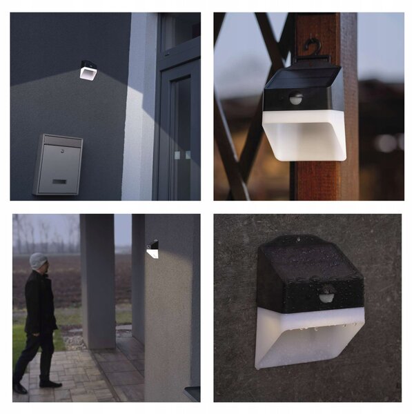 EMOS - Solární lampa LED LUNIS pro venkovní použití s pohybovým senzorem