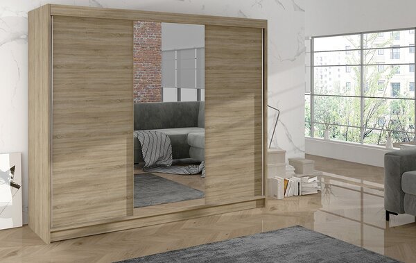 Šatní skříň DERBY I - 200 cm Dub sonoma