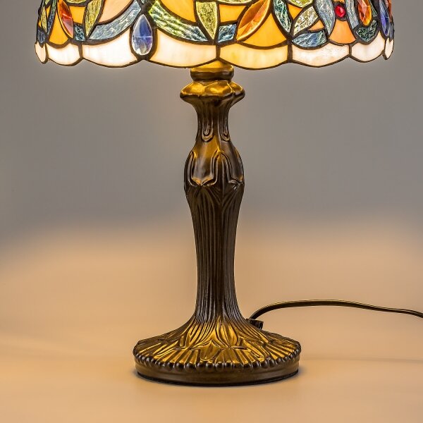 Brilagi - Tiffany vitrážová stolní lampa LUISA 1xE27/40W/230V