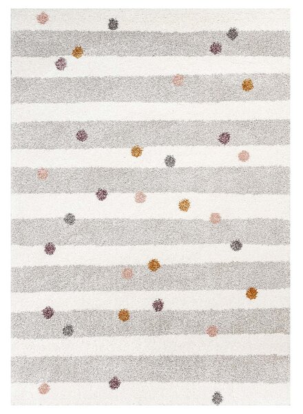 Koberec Stripes and Dots beige 120x170 cm