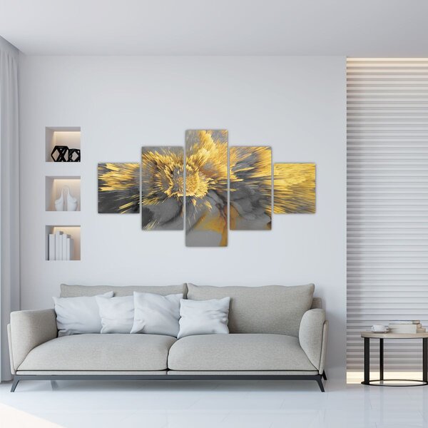 Obraz - Zlatá expanze (125x70 cm)