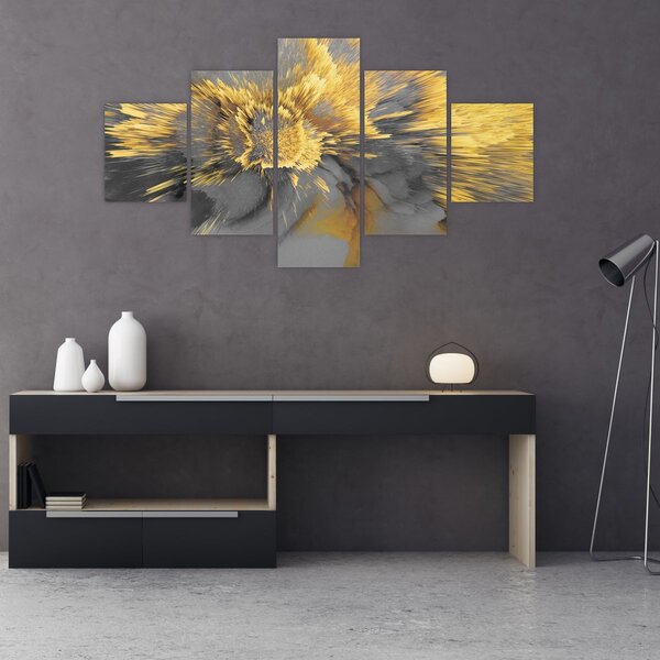 Obraz - Zlatá expanze (125x70 cm)