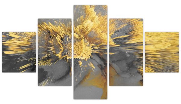Obraz - Zlatá expanze (125x70 cm)