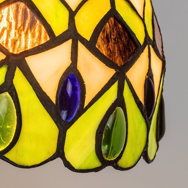 Brilagi - Tiffany vitrážová nástěnná lampa MARGARET 1xE27/40W/230V