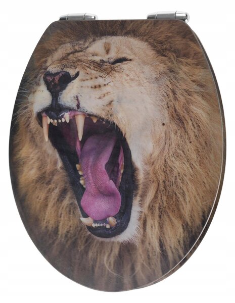 Wenko WC sedátko Lev 38 x 44,5 cm MDF hnědé