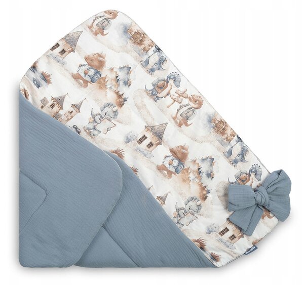 ZAVINOVAČKA MUSLÍNOVÁ DRAK JEANS 75x75 Sensillo