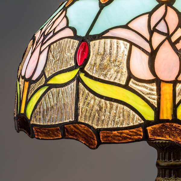 Brilagi - Tiffany vitrážová stolní lampa LORAS 1xE27/40W/230V