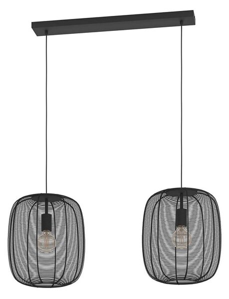 Eglo 43966 - Lustr na lanku RINROE 2xE27/40W/230V
