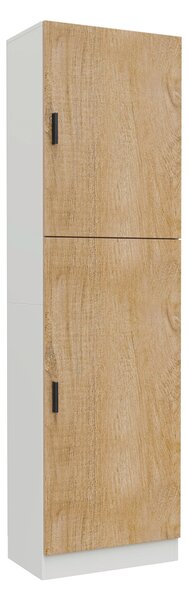 SKŘÍŇ NA ŠANONY, bílá, medový dub, 52/183/32 cm MID.YOU - Online Only kancelářský nábytek, Online Only