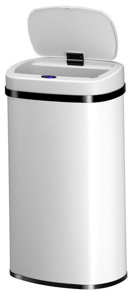 Automatický bezdotykový odpadkový koš 60 l – bílý