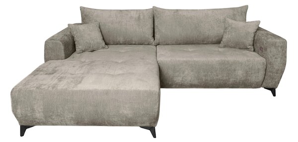 ROHOVÁ SEDAČKA, textil, šedohnědá P & B - Sedací soupravy, Online Only