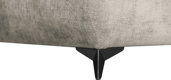 ROHOVÁ SEDAČKA, textil, šedohnědá P & B - Sedací soupravy, Online Only