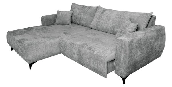 ROHOVÁ SEDAČKA, textil, šedá P & B - Sedací soupravy, Online Only