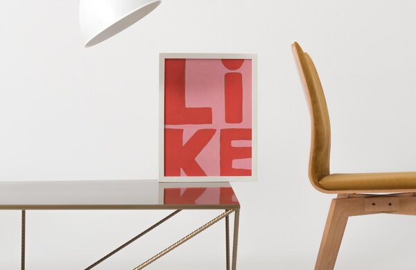 Nordic Design Zlatý kovový konferenční stolek Deryl 140 x 80 cm