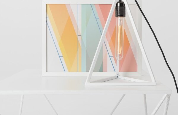 Nordic Design Bílý kovový konferenční stolek Deryl 60 x 60 cm