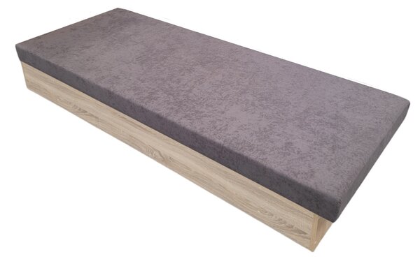 Válenda Silver A80 - 80x200 cm Černá Dub sonoma