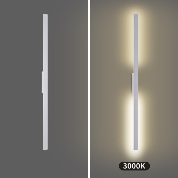Brilagi - LED Venk. nást. svít. LUNA LED/30W/230V 3000K IP65 150 cm bílá CRI 90