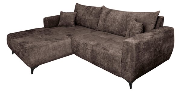 ROHOVÁ SEDAČKA, textil, hnědá P & B - Sedací soupravy, Online Only