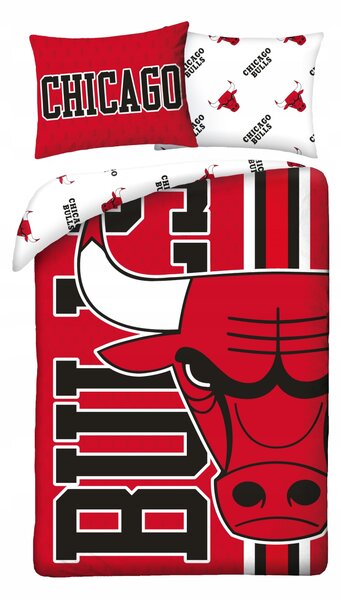 Halantex Oboustranné povlečení z mikrovlákna Chicago Bulls NBA 70x90 140x200