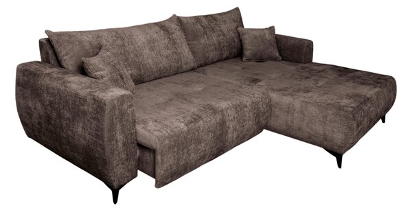 ROHOVÁ SEDAČKA, textil, hnědá P & B - Sedací soupravy, Online Only