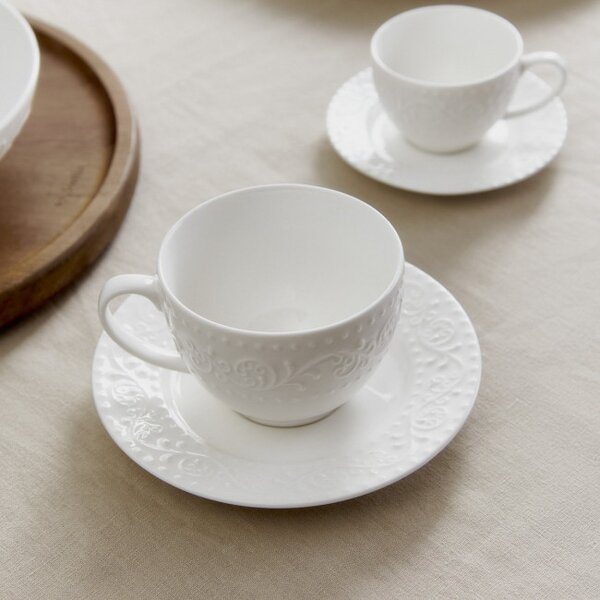 Šálek SYLIA s podšálkem, ornamenty SS23 844060 250 ml
