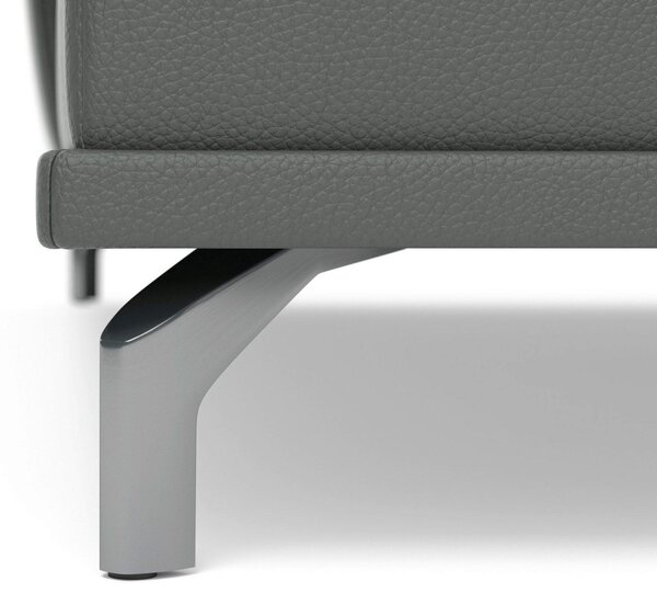 SEDACÍ SOUPRAVA, kůže, antracitová Sit & More - Sedací soupravy, Online Only
