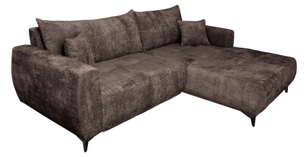 ROHOVÁ SEDAČKA, textil, hnědá P & B - Sedací soupravy, Online Only