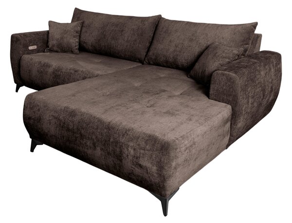 ROHOVÁ SEDAČKA, textil, hnědá P & B - Sedací soupravy, Online Only