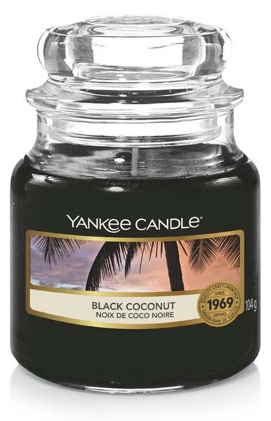 Yankee Candle - vonná svíčka Black Coconut (Černý kokos) 104g