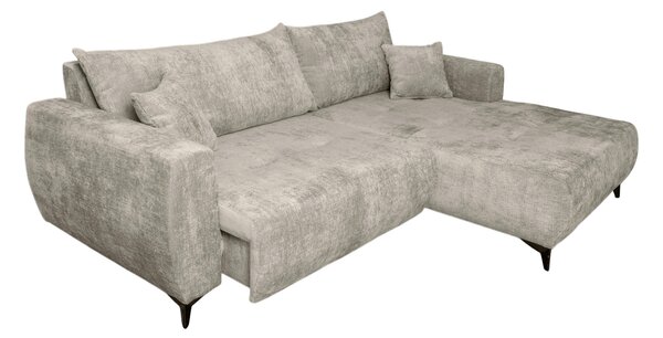 ROHOVÁ SEDAČKA, textil, šedohnědá P & B - Sedací soupravy, Online Only