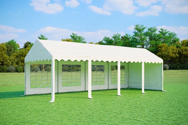 Párty stan 3x8 m STANDARD - ohnivzdorný barva Bílá