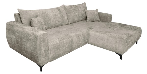 ROHOVÁ SEDAČKA, textil, šedohnědá P & B - Sedací soupravy, Online Only