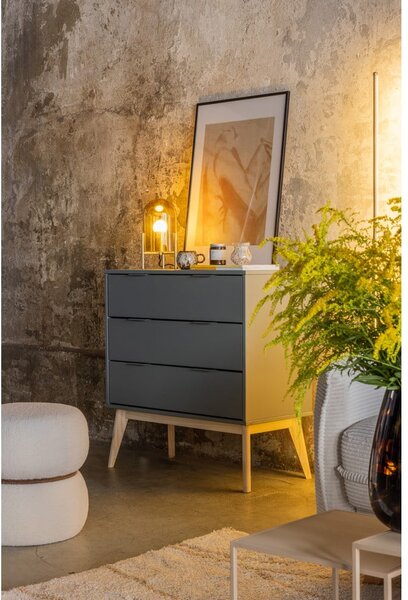 Zelenošedý TV stolek 140x53 cm Pisco – Marckeric