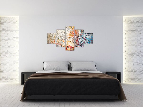 Obraz - Mozaiková abstrakce (125x70 cm)
