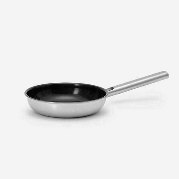 Fabini Pánev Lucca 4.0 Standard, ø 20 cm - Nepřilnavá nerezová beznýtová pánev z vícevrstvé nerezové oceli s keramickým povrchem bez poklice