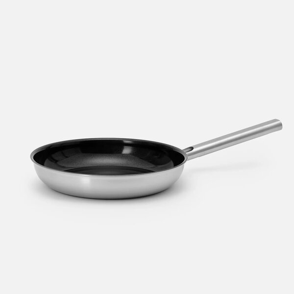 Fabini Pánev Lucca 4.0 Standard, ø 26 cm - Nepřilnavá nerezová beznýtová pánev z vícevrstvé nerezové oceli s keramickým povrchem bez poklice