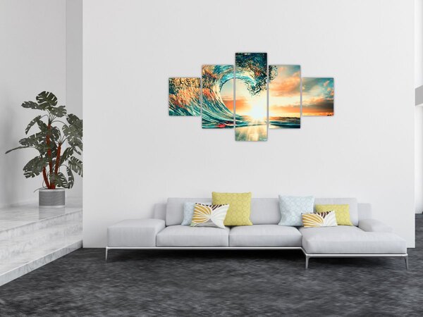 Obraz - Vlna (125x70 cm)