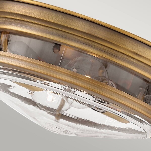 Quintiesse QN-HADRIAN-FS-BR-CLEAR-Ven. st. sv. HADRIAN 2xE27/40W/230V IP44 bronz