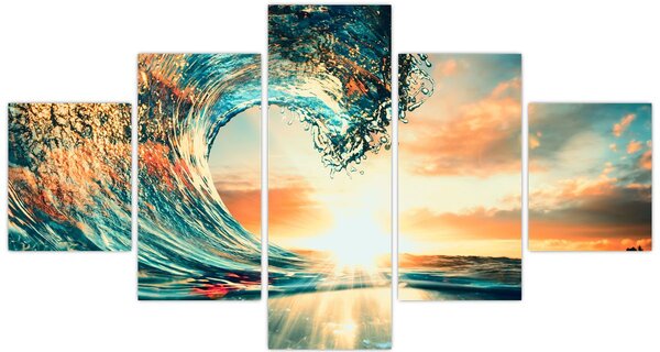 Obraz - Vlna (125x70 cm)