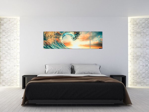Obraz - Vlna (170x50 cm)