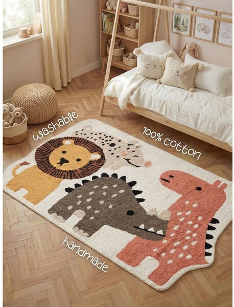 Pratelný/ručně tkaný bavlněný dětský koberec 140x200 cm Snuggle Zoey – Hanse Home