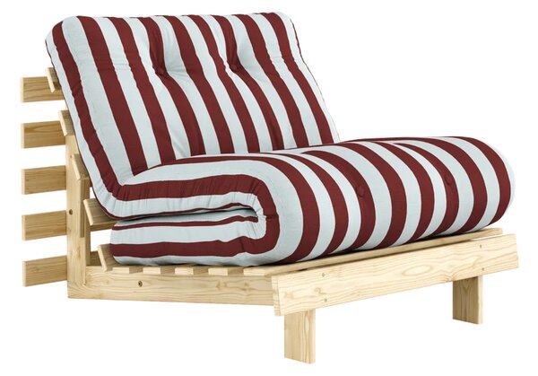 Karup Design Rozkládací pohovka ROOTS - 90 x 200 / 422 Burgundy-Light Blue