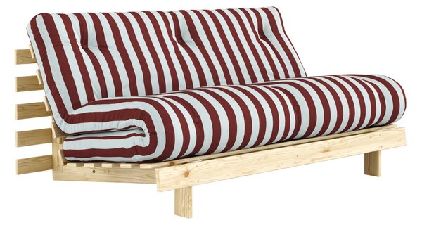 Karup Design Rozkládací pohovka ROOTS - 160 x 200 / 422 Burgundy-Light Blue
