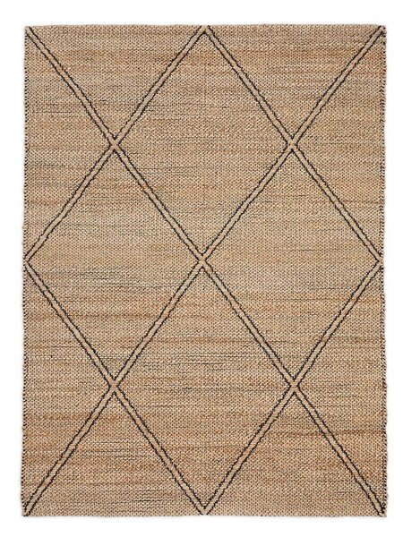 Ručně tkaný jutový koberec v přírodní barvě 200x300 cm Vallalta – Kave Home