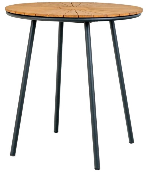 Nordic Living Teakový zahradní stůl Cleveland 70 cm