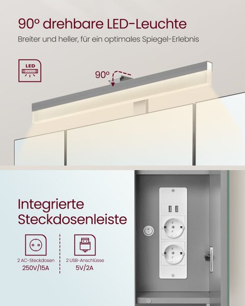 Zrcadlová skříňka BBK126G01
