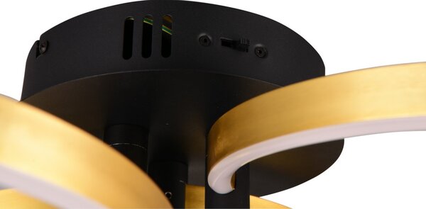 Trio T648110680 LED přisazené stropní svítidlo CARUSO | 43W integrovaný LED zdroj | 4980lm | 2300+3000+4000K