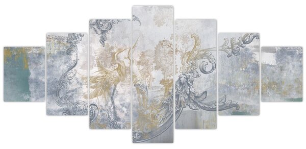 Obraz - Malba na stěně (210x100 cm)